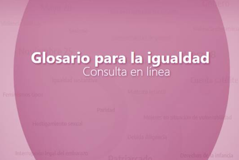 Glosario para la igualdad - Consulta en línea