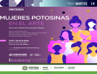 Invitan a la conferencia "Mujeres Potosinas en el Arte"