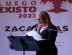 Actriz Leticia Perdigón lee a Zacatecas la obra de Inés Arredondo, León Felipe y Jaime Sabines