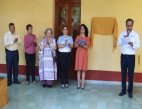 Devela IVEC placa conmemorativa en homenaje a la maestra Esther Hernández Palacios Mirón y firma convenio con la Asociación de Amigos del MAEV
