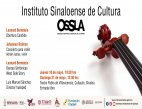 El Mtro. Luis Manuel Sánchez dirigirá a

la OSSLA este jueves 18 y domingo 21