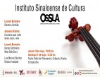 El Mtro. Luis Manuel Sánchez dirigirá a

la OSSLA este jueves 18 y domingo 21