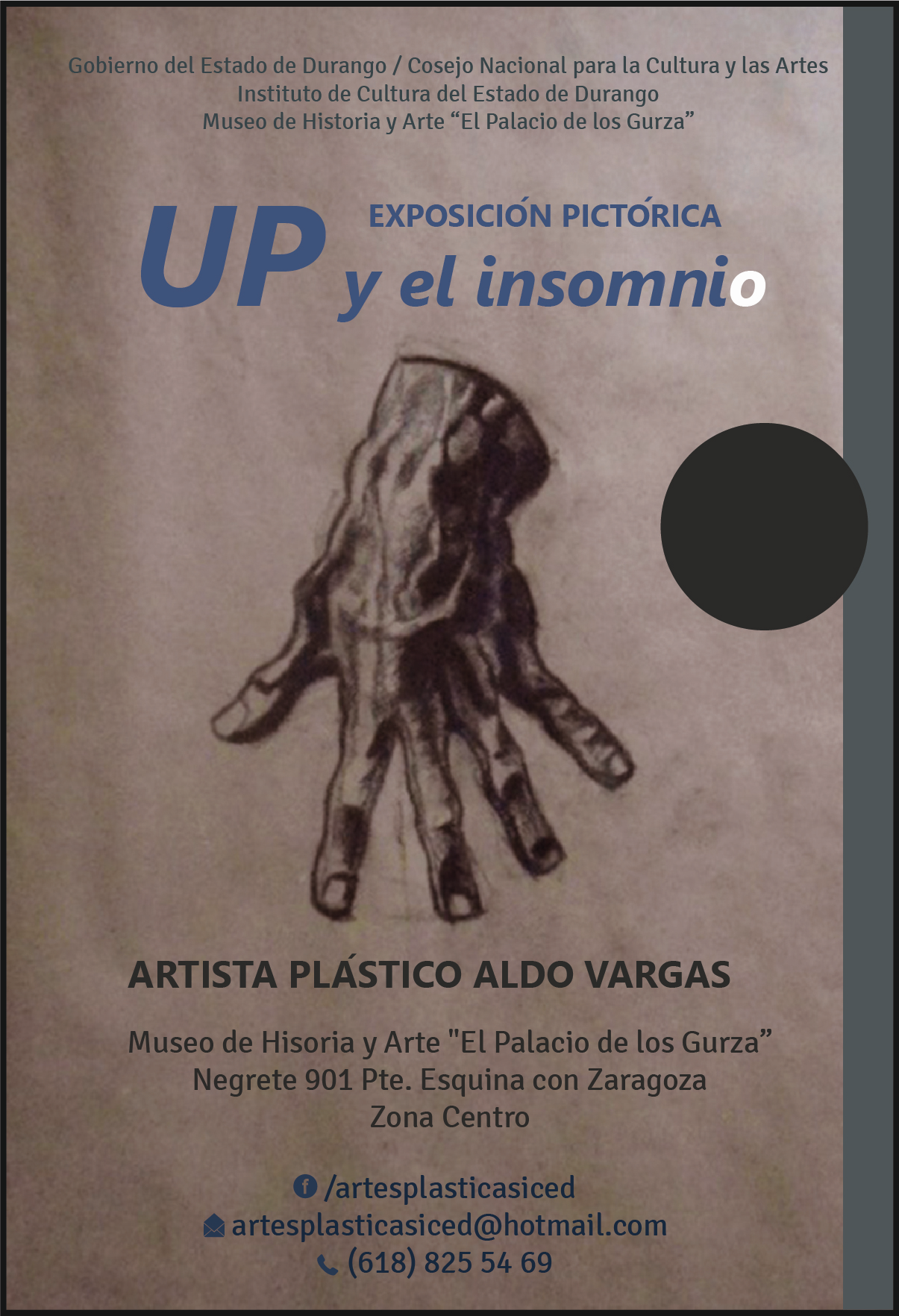 Exposición pictórica <em> Up y el Insomnio</em> de Aldo Vargas
