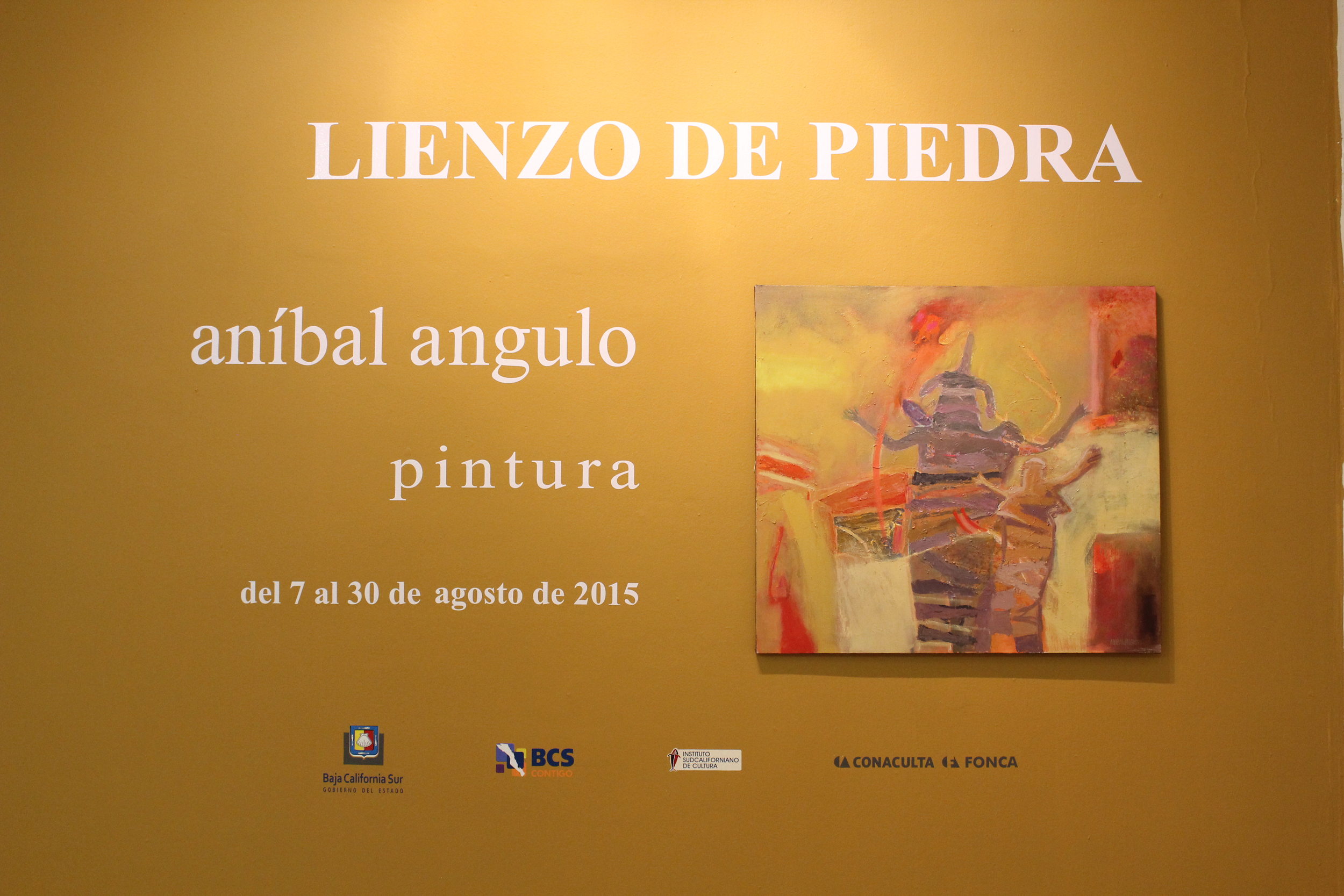 Exposición <em>Lienzo de Piedra</em> de Aníbal Angulo Cosío