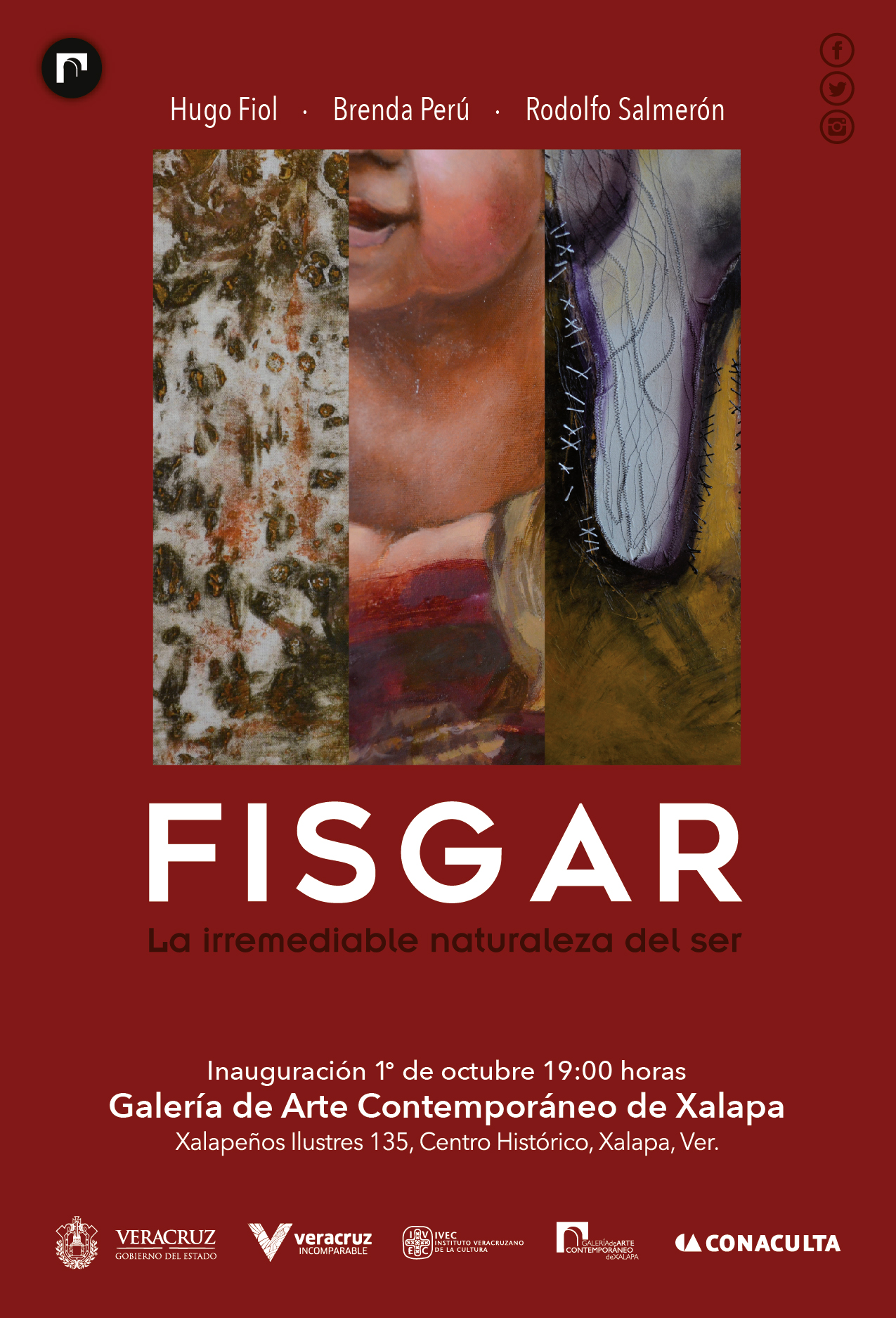 Exposición <em>Fisgar</em> de Hugo Fiol, Brenda Perú y Rodolfo Salmerón