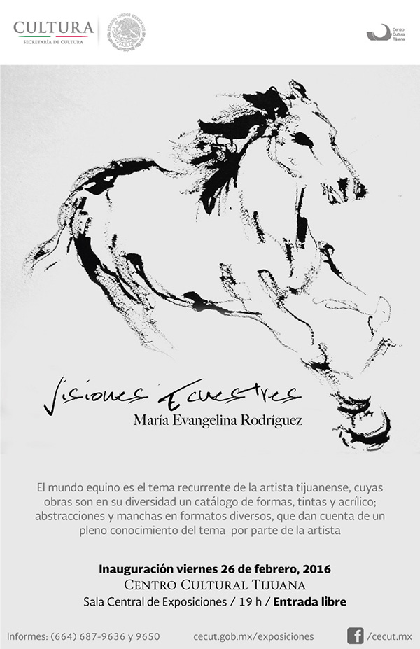 Exposición <em>Visiones ecuestres</em> de María Evangelina Rodríguez