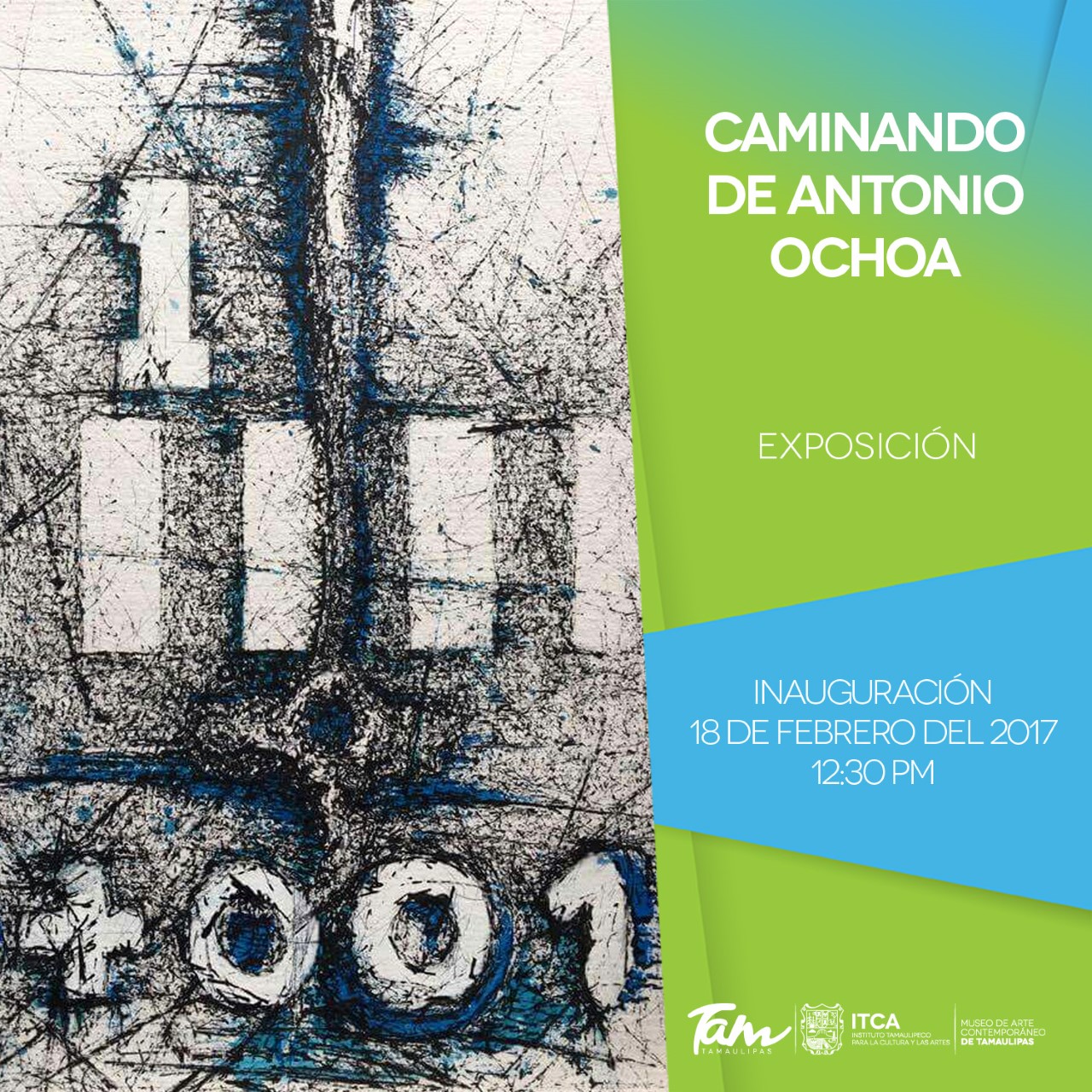 Exposición <em> Caminando</em>  de Antonio Ochoa