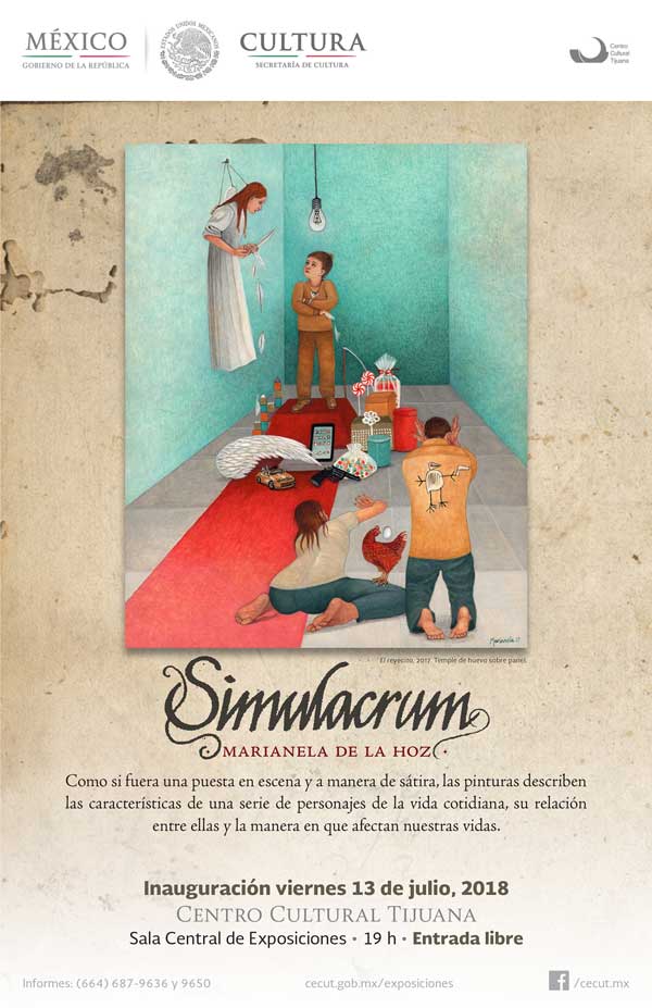 Exposición pictórica <em>Simulacrum<em/>