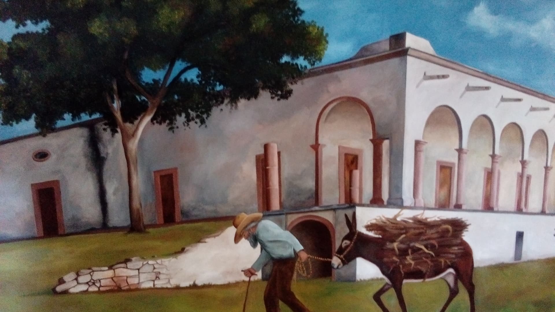 Exposición <em>Haciendas potosinas<em/> pinturas de Mario Ortega