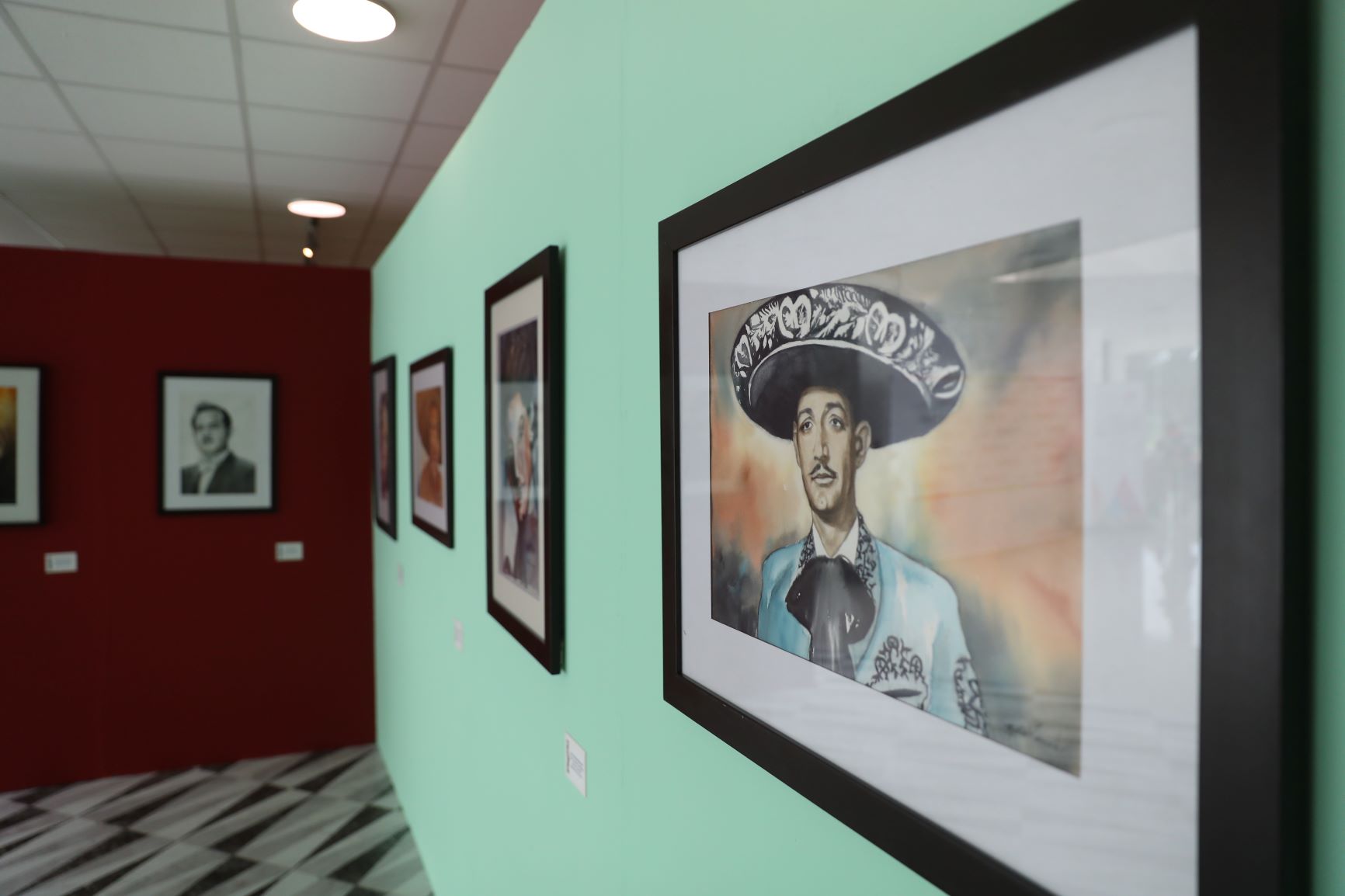 Exposición pictórica <em> Rostros del Cine Mexicano<em/>